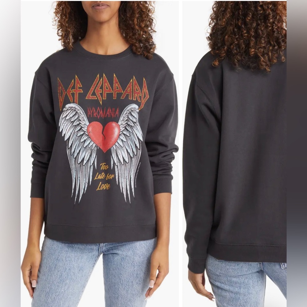 [vinyl icons] Def Leppard crewneck